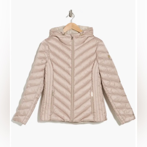 💎MICHAEL KORS PACKABLE HOODED JACKET - NEW WITH TAGS - Picture 3 of 3